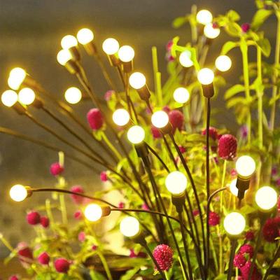 China Garden IP65 firefly holiday wedding party 6 8 10 led light swaying waterproof firework decoration firefly light solar garden light for sale