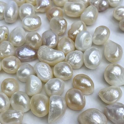 China DIY Pearl Beads Jewelry Wholesale Loose Pearl Beads 9-10mm baroque freshwater pearl Cultured Loose Pearls For Jewelry Making for sale