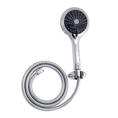 China Modern Luxurious ABS Shower Set With Hose Hand Shower Head Chromed for sale