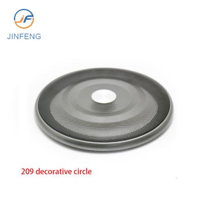 China Protect Car Ceiling Speaker Grill Mesh Enclosure Net Plastic Frame Circle DIY Speaker Decorative Accessories for sale