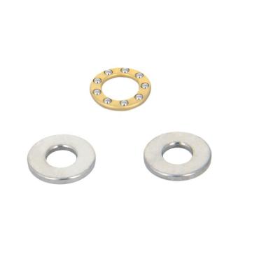 China Automotive FF5-12M Thrust Ball Bearing 5mm Hole 12mm OD 4mm Width GCr15 Axial Thrust Ball Bearings for sale