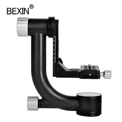 China Carbon Fiber / Aluminum Alloy Telephoto Carbon Fiber Panoramic Fiber Gimbal Bracket Tripod Quick Release Cantilever Dish For Dslr Camera Competition Shooting for sale