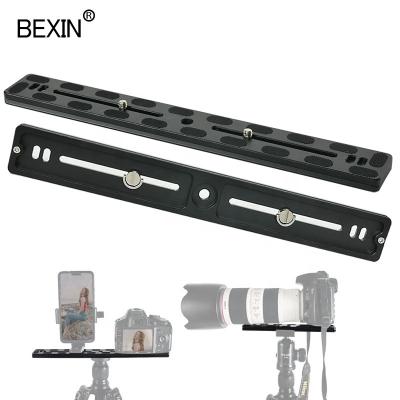 China Professional Dslr Accessories Dslr Camera Support Plate Quick Release Long Quick Release Mount Adapter Panel for Aarca Swiss Tripod for sale