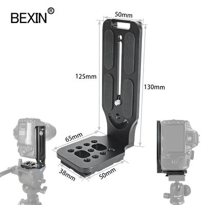 China BEXIN Dslr Camera Accessories Universal L Shaped Metal Bracket Tripod Bracket Fuild Camera Accessories Shoot for Nikon and Digital dslr for sale