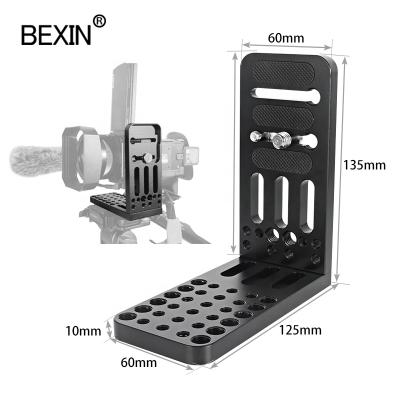 China Universal Professional BEXIN Camera BEXIN Bracket Tripod Head Quick Release Support Vertical Shoot Flat L Shaped Shoot For Dslr Camera for sale