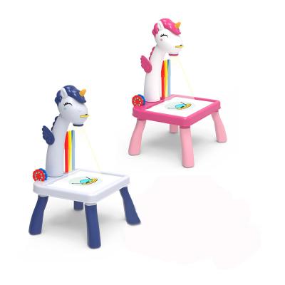 China DIY Paint 2022 New Cartoon Unicorn Kids Drawing Board Erasable Drawing Board Toys for sale