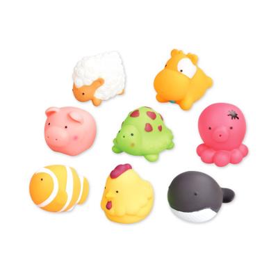 China PVC Squirter Bath Toys Eco-Friendly Soft Rubber Bath Toys Animal Funny Bath Toys For Kids for sale