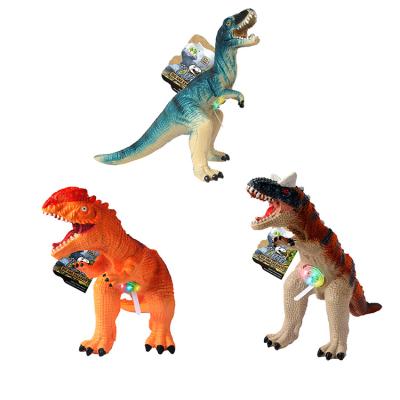 China Funny Plastic Safety Simulation Attractive Dinosaur Model Colorful Dinosaur Toys Set For Kids Baby Model Children for sale