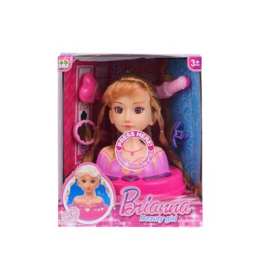 China Hot-selling Cartoon Toy Factory Direct Sales Girl Baby Dolls With Fashion Accessories Music Splendid Makeup Doll for sale