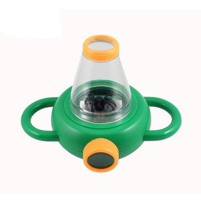 China Kisd Color 5x Wholesale Portable Children's Toys Educational Magnifier Insect Observation Outdoor Box for sale