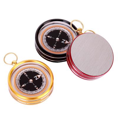 China Professional Mountaineering Level Rising Metal 50 Mm Compass For Travel for sale