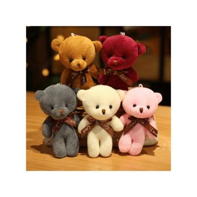 China Hot Selling Multicolor Doll Pendant Bear Doll Plush Toy Bear Toy Manufacturer Direct Selling Bag Key Chain Pendant Key Chain for sale