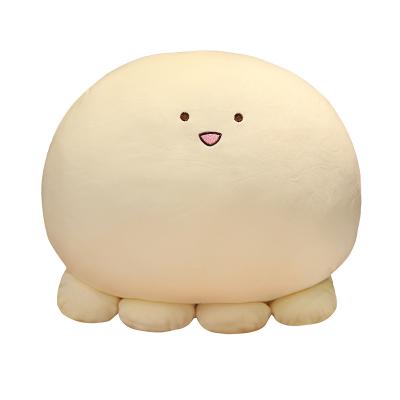 China Plush Makers Head Toys Border Squishy Doll Plush Doll Round Rice Rolling Dinosaur Octopus Dumplings Pillow Kid for sale