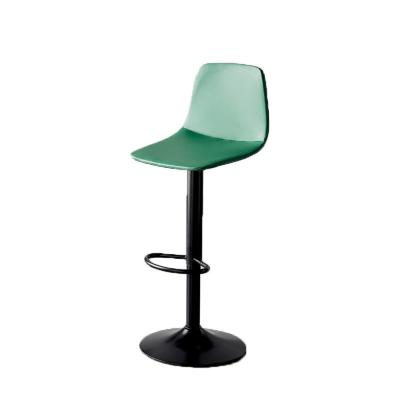 China Modern Manufacturer Iron Bar Stool High Counter Modern Adjustable Bar Chair With Best Back Leather Strap for sale