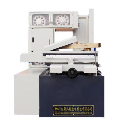 China Graphite/Epoxy Horizontal Board/Alloy/Marble/Jade/Optical Glass/Ceramic Cutting Metal CNC Horizontal Strip Saw Machine With Auto Bar Feeder for sale