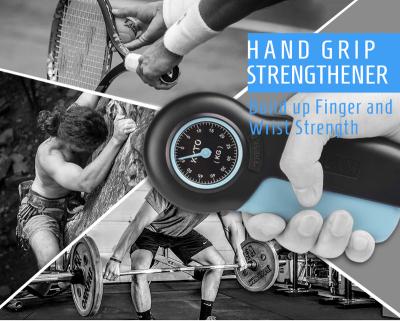 China Full Body Fitness Exercise KYTO Hand Dynamometer Grip Strength Meter Hand Strength Power 121lb/55kg for sale