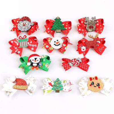 China PHB 41354 new style European and American design Christmas new arrival hot sale girls children girls hair pins for sale