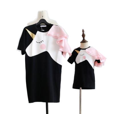 China PHB 11653 Breathable Dress Sets Wholesale Kids Dress Mommy and Me for sale