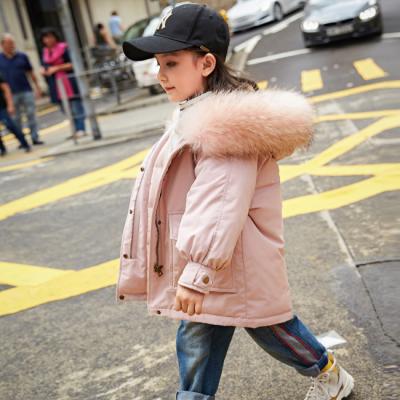 China PHB 13890 Fashion Breathable Korean Girls Winter Warm Child Coat for sale