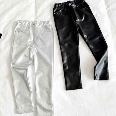 China PHB50590 Breathable Children's Leather Pants Fashion Gaiters Factory for sale