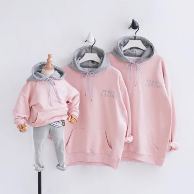 China PHB 13090 Sustainable Fashion Design Family Sweatshirts 2020 Casual Kids Girls Hoodies for sale