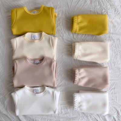 China PHB 21235 Solid Color Breathable Romper Outfits 2020 New Baby Girls Clothing Sets for sale