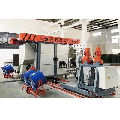 China Hotels Producing Plastic Products Automatic Shuttle Rotomolding Machine for sale