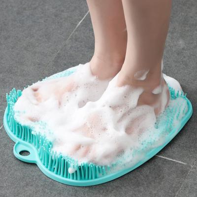 China EXFOLIATING Foot Massager Shower Paw Silicone Bath Massager Rub Cushion Brush Anti-Slip for Wash Lazy Feet Clean Dead Skin Bathroom for sale