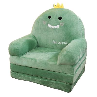 China Three Layer Kids Three Layer Dinosaur Sofa Modern Chair Children Play Lazy Sofa Recliner Foldable Plush Sofa Bed for sale