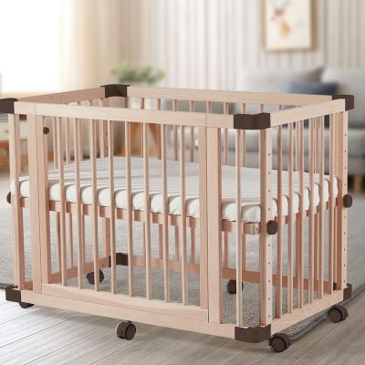 China Modern Baby Furniture Kids Huts Baby Cradle Luxury Multifunctional Wooden Toddler Bed for sale