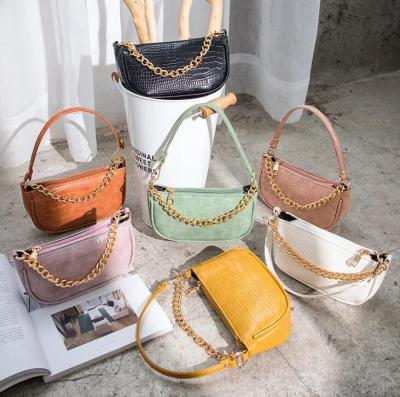 China High Quality Armpit Crocodile Pattern Armpit Ladies Shoulder Cross - Body Mini Women Handbags Handbags Lady for sale