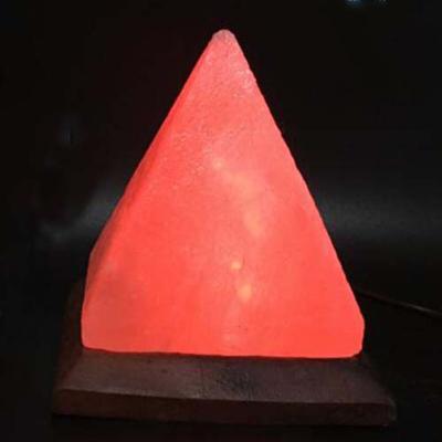 China USB Color Gemsstone Night Light Bedroom Decor Pink Himalayan Salt Lamp Crystal Rock Natural Salt Lamp Modern Pyramid Salt Lamp for sale