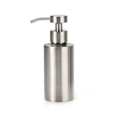 China Antirust Antirust 304 Stainless Steel Soap Dispenser Countertop Kitchen 8oz/250ml Small Capacity Foaming Soap Dispenser for sale