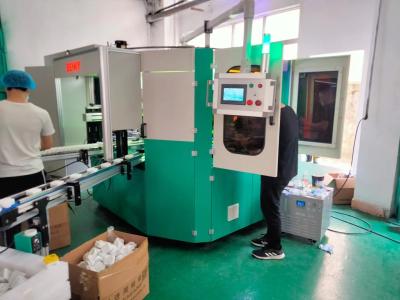 中国 Plastic Tube Mascara Bottle Screen Printing Hot Stamping Machine CNC Rotary Up To 60pcs / Min 販売のため