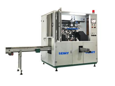 China One Color Cosmetic Caps Border Servo Silk Printing Equipment for sale