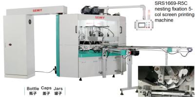 중국 2700pcs/Hour 5 Color Automatic Silk Screen Printer CE Approved 판매용