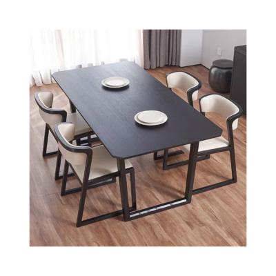 China Marble Texture Adjustable Restaurant Furniture (Other) Luxury Modern Home Dining Table And Chair Set for sale