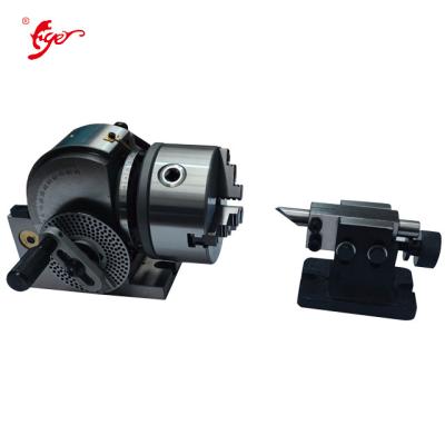 China Building Material Shops Economical type manual semi-universal dividing head 100mm BS-0-5 for sale