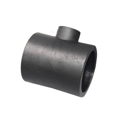 China Pipe Lines Connect Socket HDPE Pipe Fitting Reducing Tee Ready To Ship To Supply OEM Service Good Quality Fit PE Pipe Reducing Tee for sale