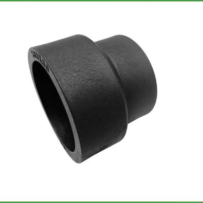 China Eco-friendly High Density Polyethylene PE Pipe Fittings Plumbing Materials Intake Reducer Coupling For Water Supply for sale