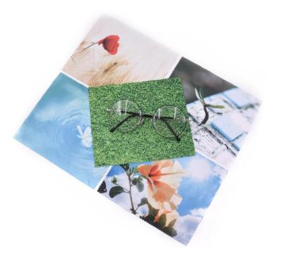 China High Quality Microfiber Eye Glass Cleaning Cloth Best Price Cleaning Or Promotion Sunglasses Cleaning Cloth for sale