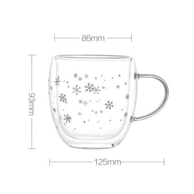 China CLASSIC Amazon Hit Coffee Mug Double Layer Coffee Mug Heat Insulation Effect for sale