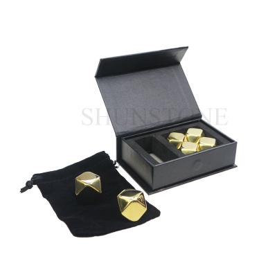 China Viable Gold Color Stainless Steel Stones Set For Christmas for sale