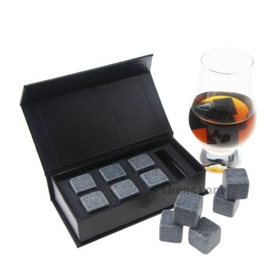 China Viable Black Box Set Cooler Stones Suit For The Spirits Lover Chill Stones Rock Set for sale