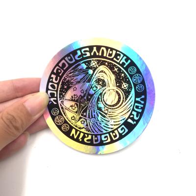 China Customized High Quality Waterproof PVC Sticker Vinyl Decal Flashing Label for sale