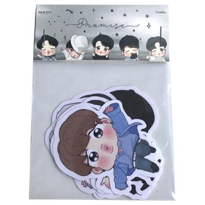 China Waterproof Custom Kawaii Die Cut Vinyl Kids Waterproof Sticker Pack MSP-009 for sale