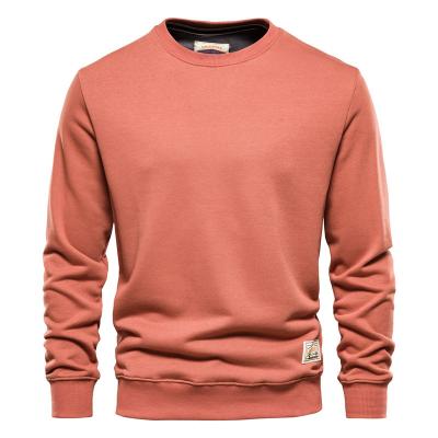 China 2021 Autumn New Men's Round Neck Loose Round Neck Men's Sweater Solid Color Long Sleeve Casual Men's Tops New for sale