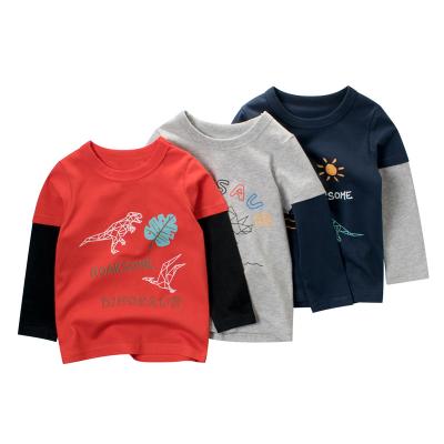 China Neutral / both men's and women's children's clothing men's and women's children's clothing long sleeve T-shirt boy's two basic shirt for sale