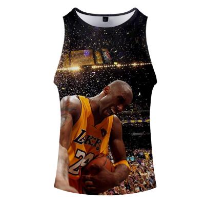 China 2020 Wholesale Custom Anti-wrinkle Vest For Men Kobe Bryant Vest Running Vest for sale