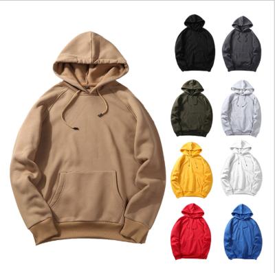 China Cotton 50% Polyester Sweatshirt Hoodie OEM Anti-pilling Long Sleeve Printed Oversized Pullover Hoodies for sale